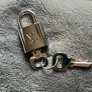 Louis Vuitton lock, silver